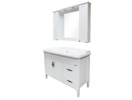 Тумба с Раковиной «Comforty» Палермо-120, 120x89,5x49см, Белый (00004142367CF)