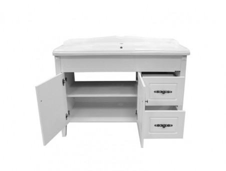 Тумба с Раковиной «Comforty» Палермо-120, 120x89,5x49см, Белый (00004142367CF)