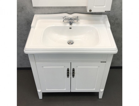 Тумба с Раковиной «Comforty» Палермо-80, 80x89,5x49см, Белый (00004139245CF)