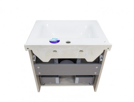 Тумба с Раковиной «Comforty» Парма-60, 60x54x45см, Дуб Дымчатый (00004143490CF)