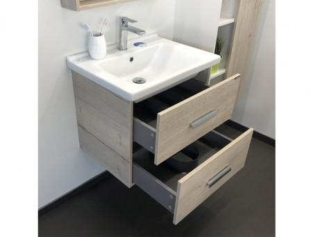 Тумба с Раковиной «Comforty» Парма-60, 60x54x45см, Дуб Дымчатый (00004143490CF)