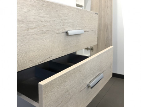 Тумба с Раковиной «Comforty» Парма-80, 80x54x45см, Дуб Дымчатый (00004143491CF)