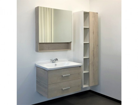 Тумба с Раковиной «Comforty» Парма-80, 80x54x45см, Дуб Дымчатый (00004143491CF)