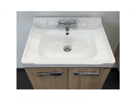 Тумба с Раковиной «Comforty» Рига-62, 62x55x47см, Дуб Сонома (00004142213CF)