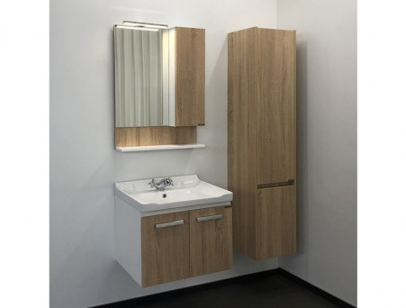 Тумба с Раковиной «Comforty» Рига-62, 62x55x47см, Дуб Сонома (00004142213CF)