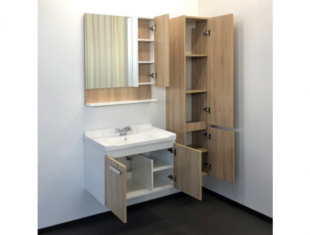 Тумба с Раковиной «Comforty» Рига-72, 72x55x47см, Дуб Сонома (00004142215CF)