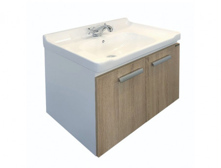 Тумба с Раковиной «Comforty» Рига-72, 72x55x47см, Дуб Сонома (00004142215CF)