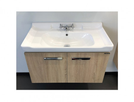 Тумба с Раковиной «Comforty» Рига-82, 82x55x47см, Дуб Сонома (00004139026CF)