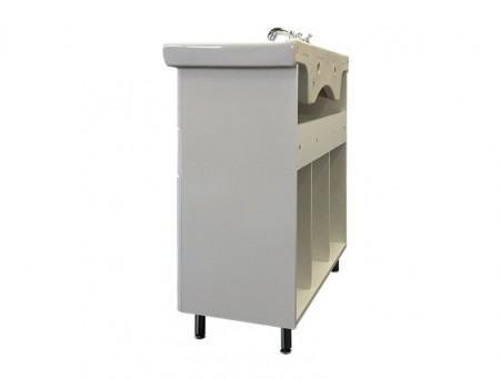 Тумба с Раковиной «Comforty» Сочи-85, 87,5x88x51см, Белый (00004134639CF)