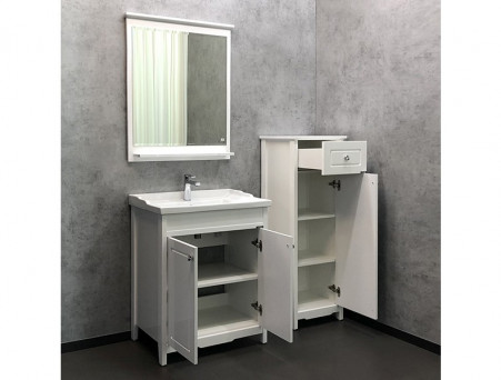 Тумба с Раковиной «Comforty» Тбилиси-70, 70x88x46см, Белый (00003132629CF)