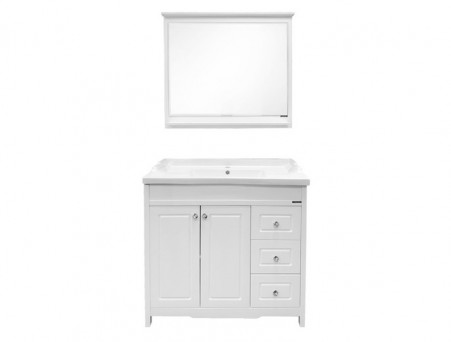 Тумба с Раковиной «Comforty» Тбилиси-90, 90x88x46см, Белый (00003132630CF)