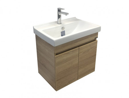 Тумба с Раковиной «Comforty» Тромсе-60, 60x63x40см, Дуб Сонома (00004142217CF)