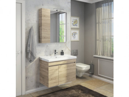 Тумба с Раковиной «Comforty» Тромсе-80, 80x63x45см, Дуб Сонома (00004142219CF)