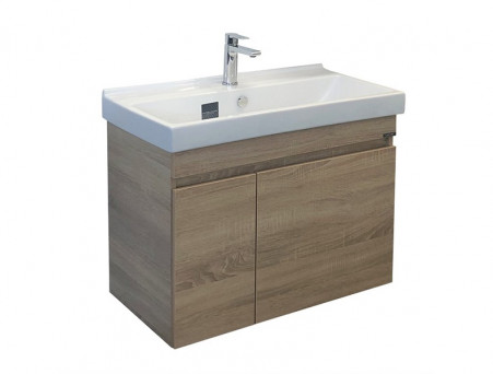 Тумба с Раковиной «Comforty» Тромсе-80, 80x63x45см, Дуб Сонома (00004142219CF)