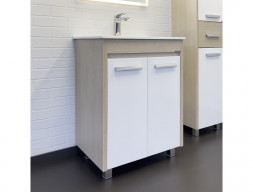 Тумба с Раковиной «Comforty» Тулуза-60, 61x85,5x47см, Сосна Лоредо (00-00016586CF)