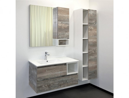 Тумба с Раковиной «Comforty» Турин-90, 91x50x46,5см, Дуб Бежевый (00004137135CF)