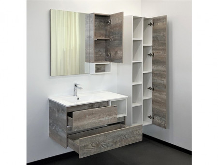 Тумба с Раковиной «Comforty» Турин-90, 91x50x46,5см, Дуб Бежевый (00004137135CF)