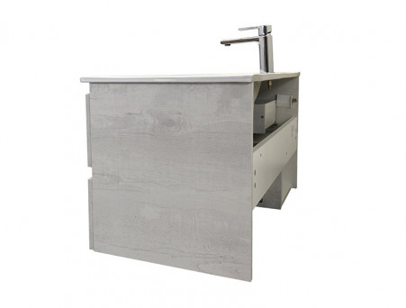 Тумба с Раковиной «Comforty» Турин-90, 91x50x46,5см, Дуб Белый (00-00014644CF)