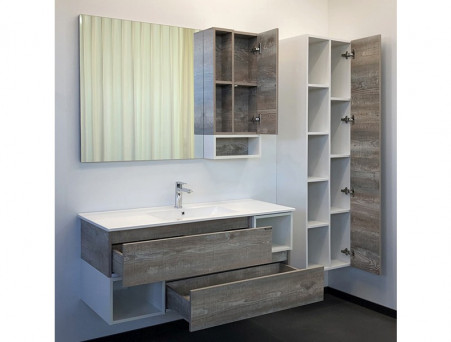 Тумба с Раковиной «Comforty» Турин-120, 121x52x47см, Дуб Бежевый (00-00013939CF)