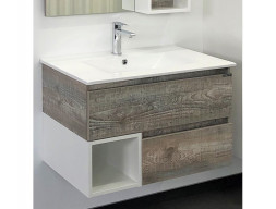 Тумба с Раковиной «Comforty» Турин-75, 75,5x52x46,5см, Дуб Бежевый (00-00013913CF)