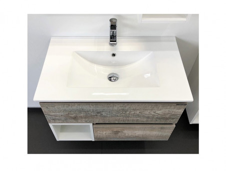 Тумба с Раковиной «Comforty» Турин-75, 75,5x52x46,5см, Дуб Бежевый (00-00013913CF)