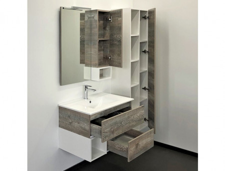 Тумба с Раковиной «Comforty» Турин-75, 75,5x52x46,5см, Дуб Бежевый (00-00013913CF)