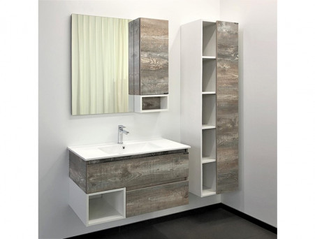 Тумба с Раковиной «Comforty» Турин-90, 91x52x46,5см, Дуб Бежевый (00-00013940CF)