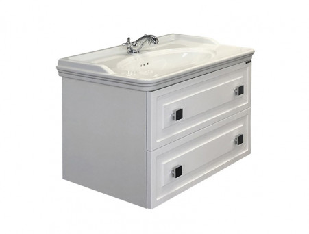 Тумба с Раковиной «Comforty» Феррара-80, 80x56,5x50см, Белый (00004151060CF)