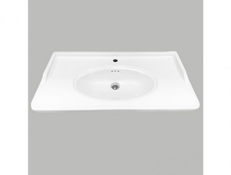 Тумба с Раковиной «Comforty» Феррара-80, 80x56,5x50см, Белый (00004151060CF)