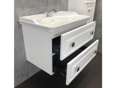 Тумба с Раковиной «Comforty» Феррара-80, 80x56,5x50см, Белый (00004151060CF)