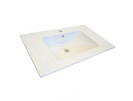 Тумба с Раковиной «Comforty» Франкфурт-75, 75,5x56x46,5см, Дуб Шоколадно-Коричневый (00004150531CF)