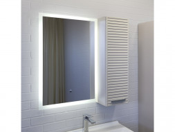 Шкаф Подвесной «Comforty» Касабланка-25, 25x80x18см, Серый Шелк (00-00017849CF)