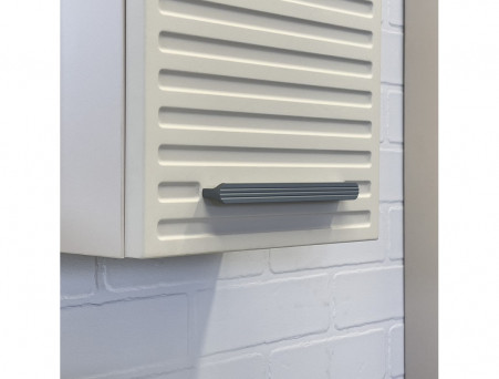 Шкаф Подвесной «Comforty» Касабланка-25, 25x80x18см, Серый Шелк (00-00017849CF)