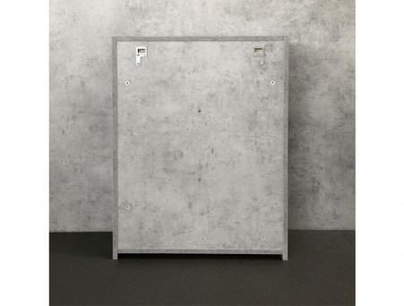 Шкаф Подвесной «Comforty» Осло-60, 58x80x18см, Бетон Светлый (00-00000837CF)