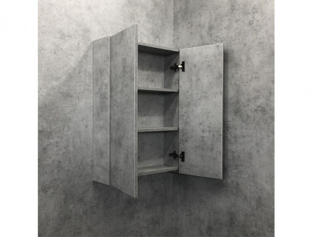 Шкаф Подвесной «Comforty» Осло-60, 58x80x18см, Бетон Светлый (00-00000837CF)
