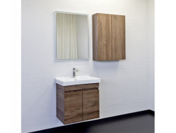 Шкаф Подвесной «Comforty» Осло-60, 58x80x18см, Дуб Темно-Коричневый (00-00011150CF)