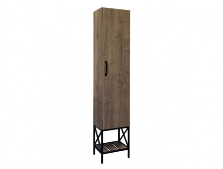 Шкаф-Колонна «Comforty» Бредфорд-40, 39x190x32см, Дуб Темный (00004148004CF)