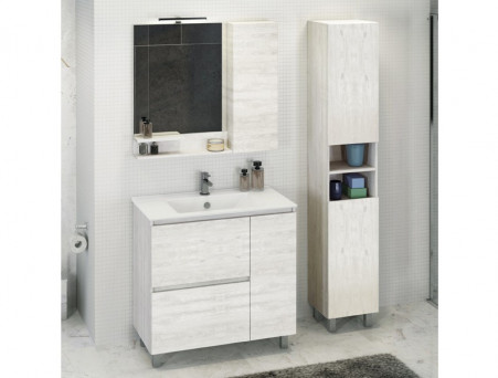 Шкаф-Колонна «Comforty» Верона-35, 35x190x32см, Дуб Белый (00004142368CF)