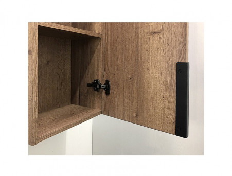 Шкаф-Колонна «Comforty» Кёльн-35, 34x110x24см, Дуб Темный (00004149530CF)