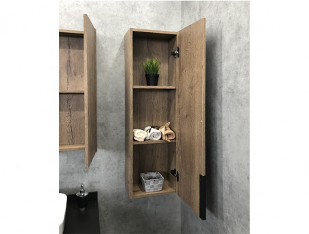 Шкаф-Колонна «Comforty» Кёльн-35, 34x110x24см, Дуб Темный (00004149530CF)