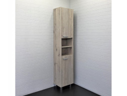 Шкаф-Колонна «Comforty» Марио-40, 40x190x30см, Дуб Дымчатый (00-00005976CF)