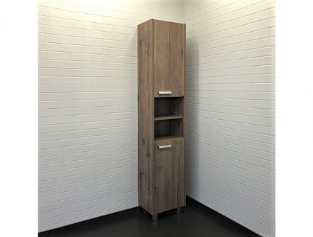 Шкаф-Колонна «Comforty» Марио-40, 40x190x30см, Дуб Темный (00-00004160CF)