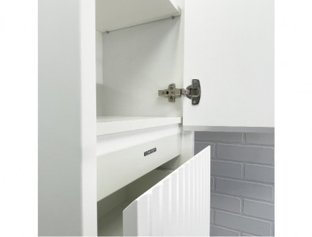 Шкаф-Колонна «Comforty» Марсель-40, 40,5x120x34см, Белый (00-00012273CF)