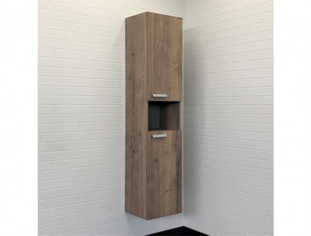 Шкаф-Колонна «Comforty» Никосия-35, 35x160x32см, Дуб Темный (00-00009554CF)