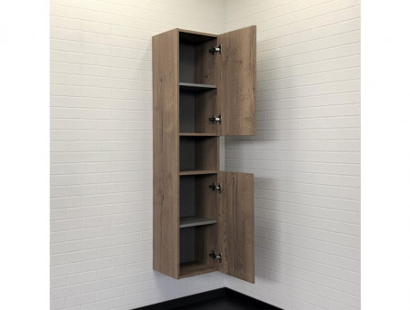 Шкаф-Колонна «Comforty» Никосия-35, 35x160x32см, Дуб Темный (00-00009554CF)