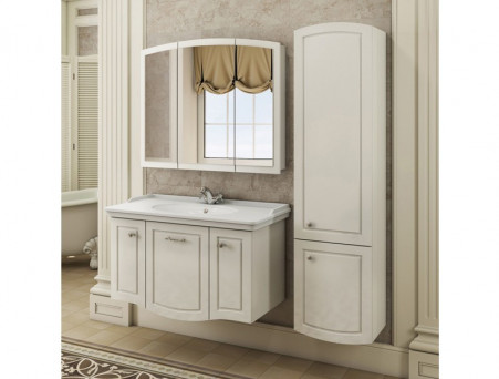 Шкаф-Колонна «Comforty» Палини-42, 42x166x32см, Белый (00004148012CF)