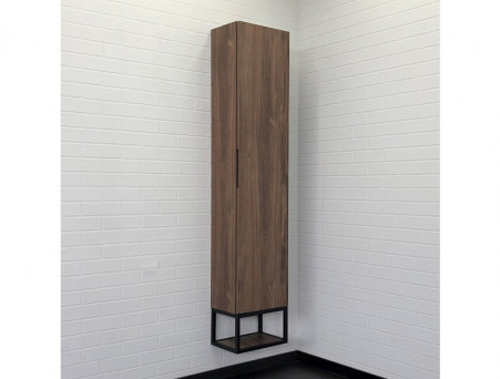 Шкаф-Колонна «Comforty» Порто-35, 35x170x24см, Дуб Темно-Коричневый (00-00009982CF)