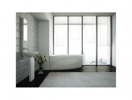 Акриловая Ванна «Azario» Kapris, Асимметричная, 160x90см (AV.0002160)