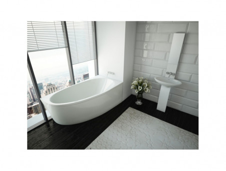 Акриловая Ванна «Azario» Kapris, Асимметричная, 160x90см (AV.0001160)