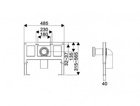 Унитаз Импульсный «Azario» Подвесной, Микролифт, Полукруглый, 360x570x375мм (AZ-102C)